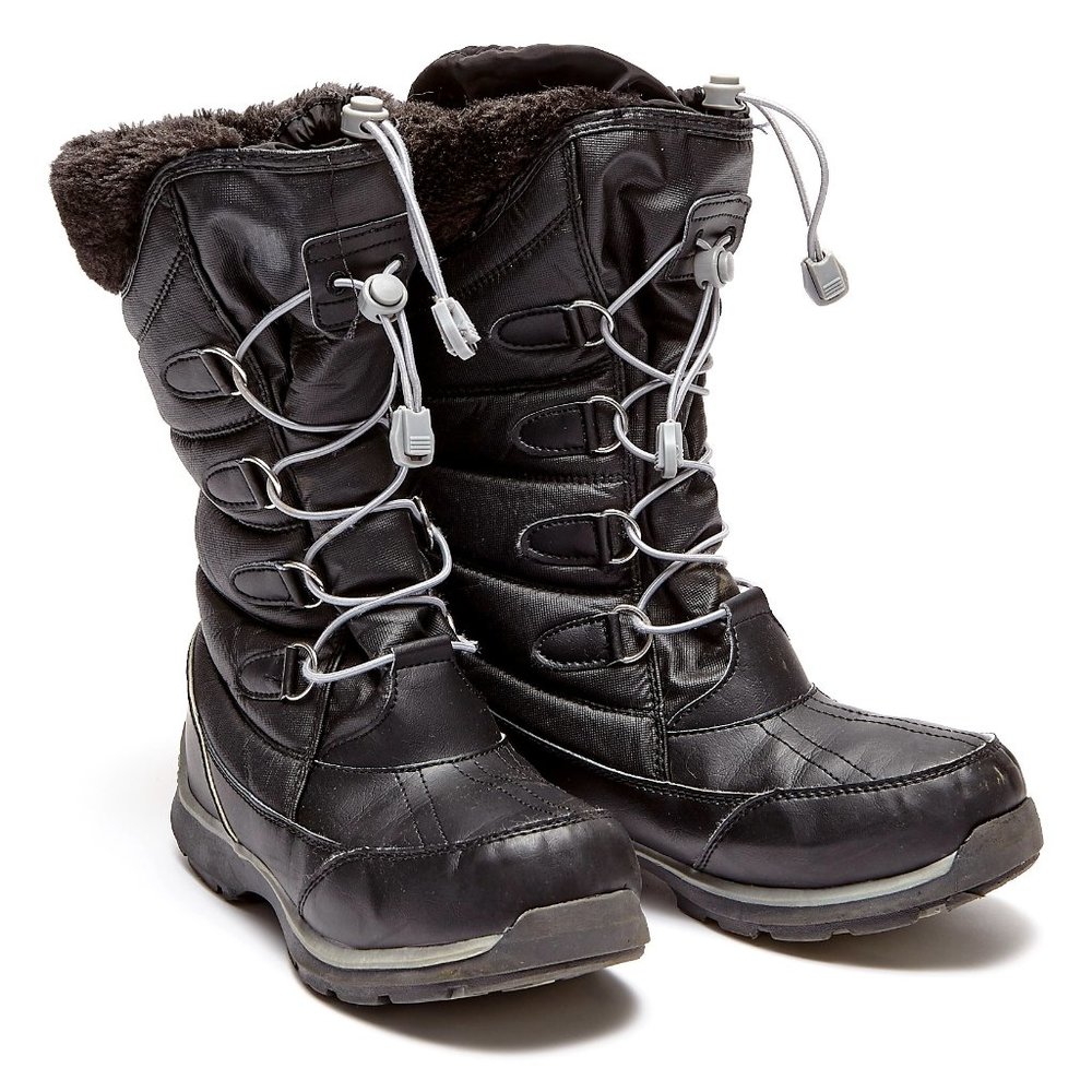 Lands' End Insulated Winter Snow Boots Size 4 excellent condition